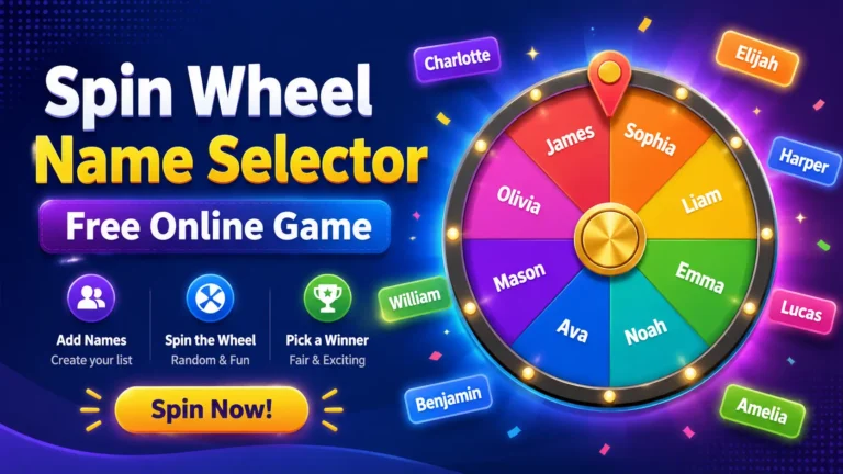 Spin Wheel Name Selector Free Online Game