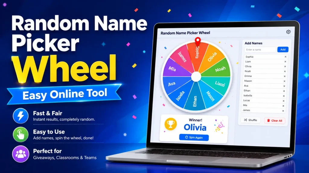 Random Name Picker Wheel Easy Online Tool