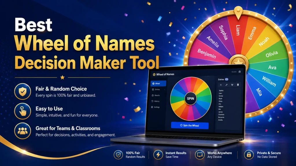 Best Wheel of Names Decision Maker Tool