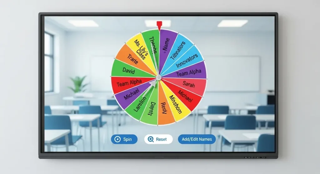 Free Random Picker Wheel for Teachers and Teams