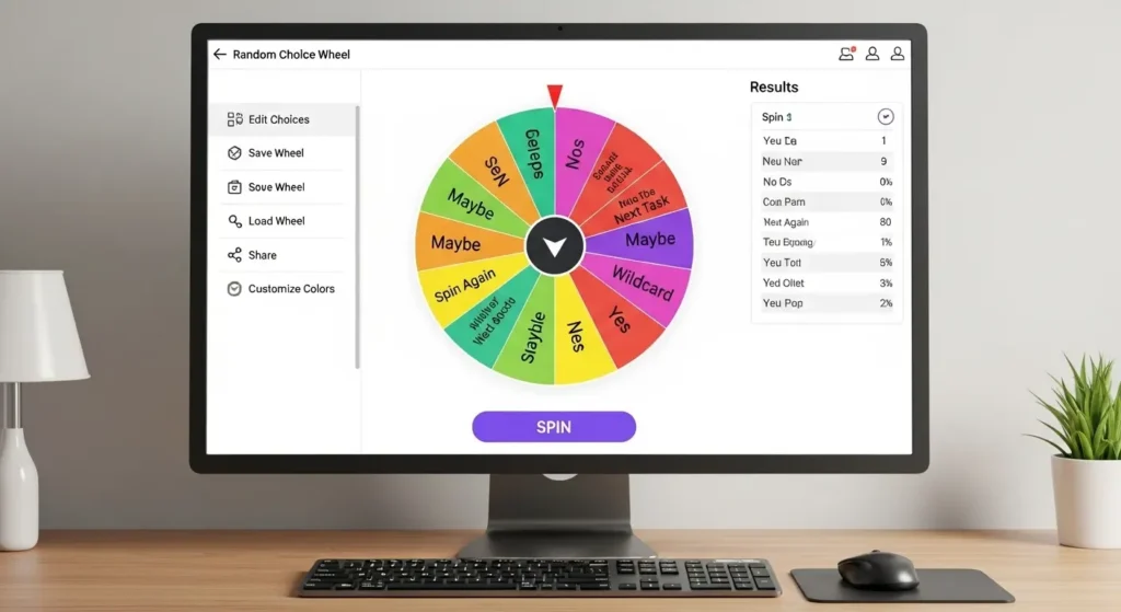 Online Random Choice Wheel Generator Free Use