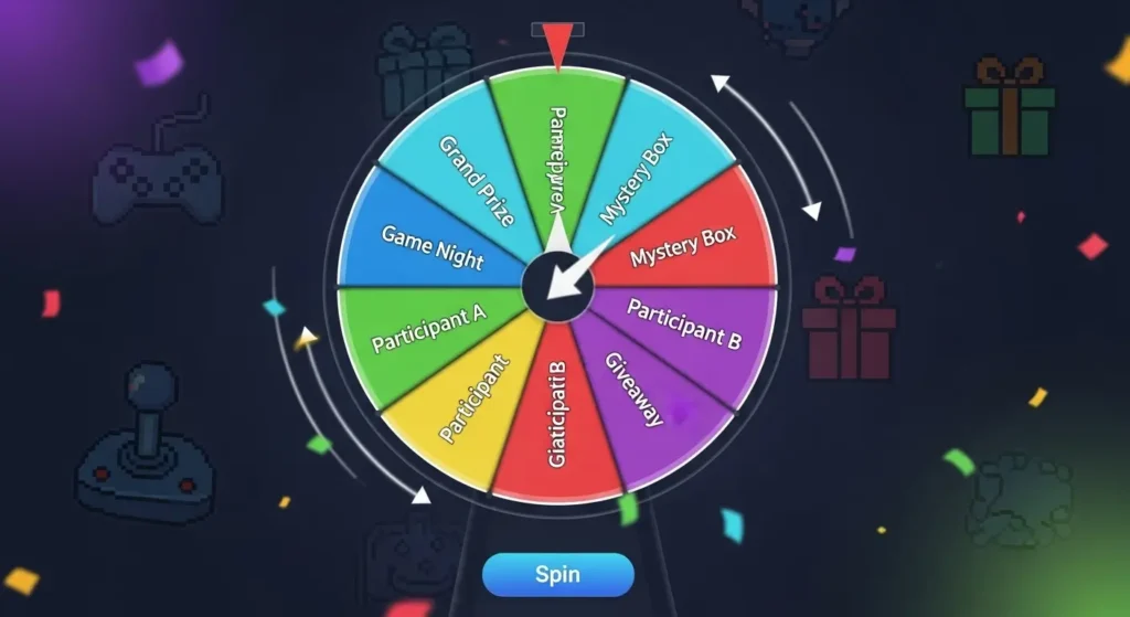 Online Wheel of Names for Games and Giveaways