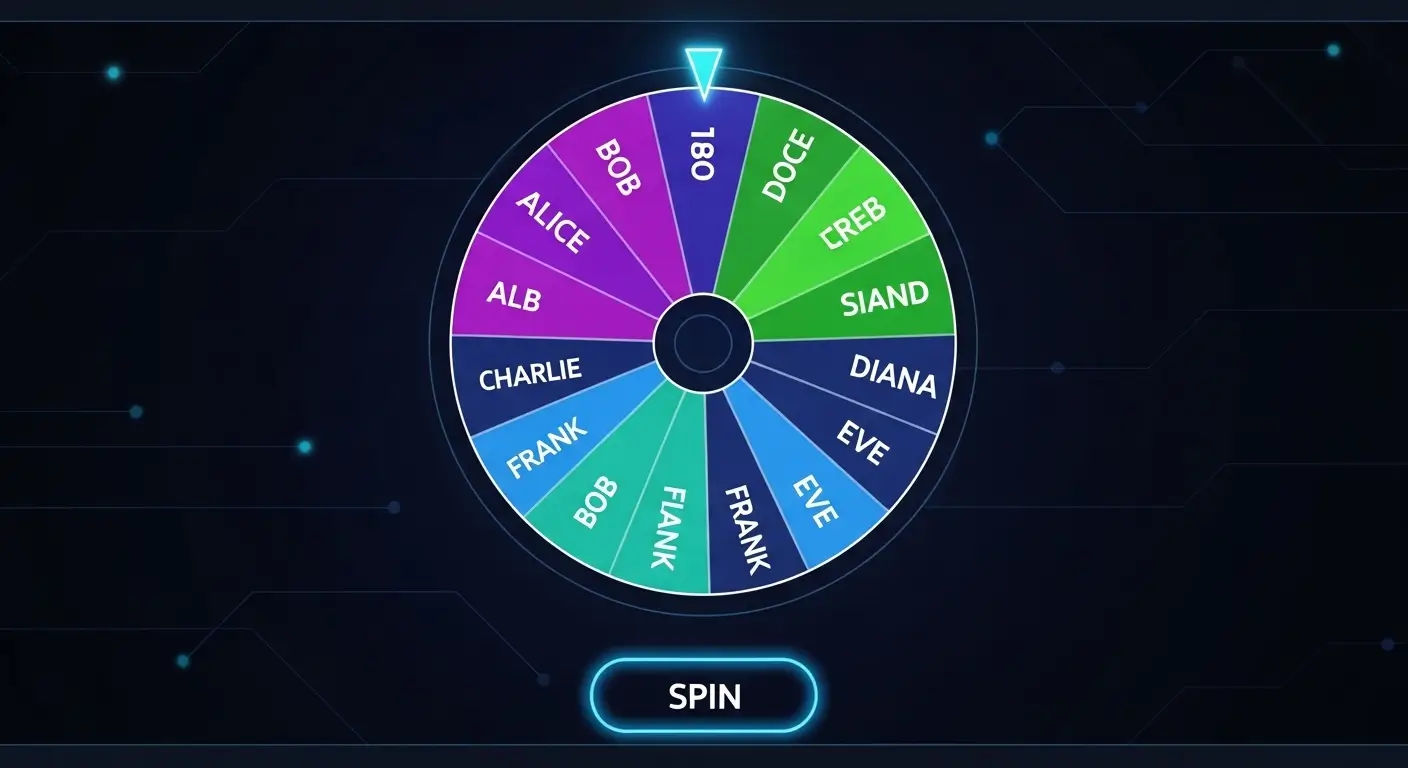 Wheel Spinner Online for Random Name Selection