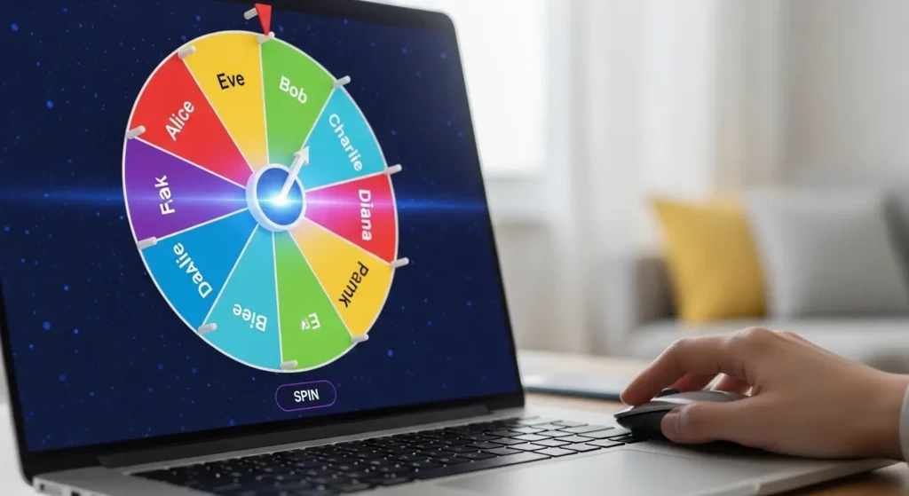 Wheel Spinner Online for Random Name Selection