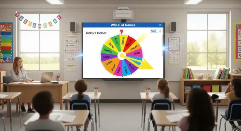 Wheel of Names Tool for Classroom Activities