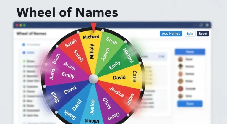 Wheel of Names Random Picker Online Tool
